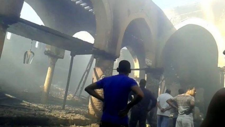 لجنة أثرية لتحديد الأضرار بمسجد العمرى بقنا
